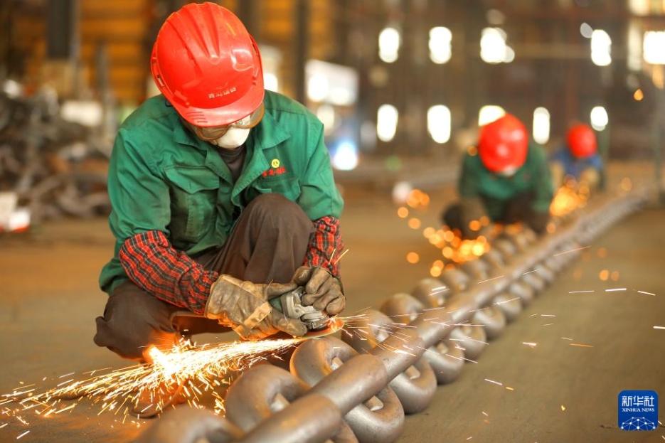 海外市場でも販売好調の受注生産アンカーチェーン 山東省即墨