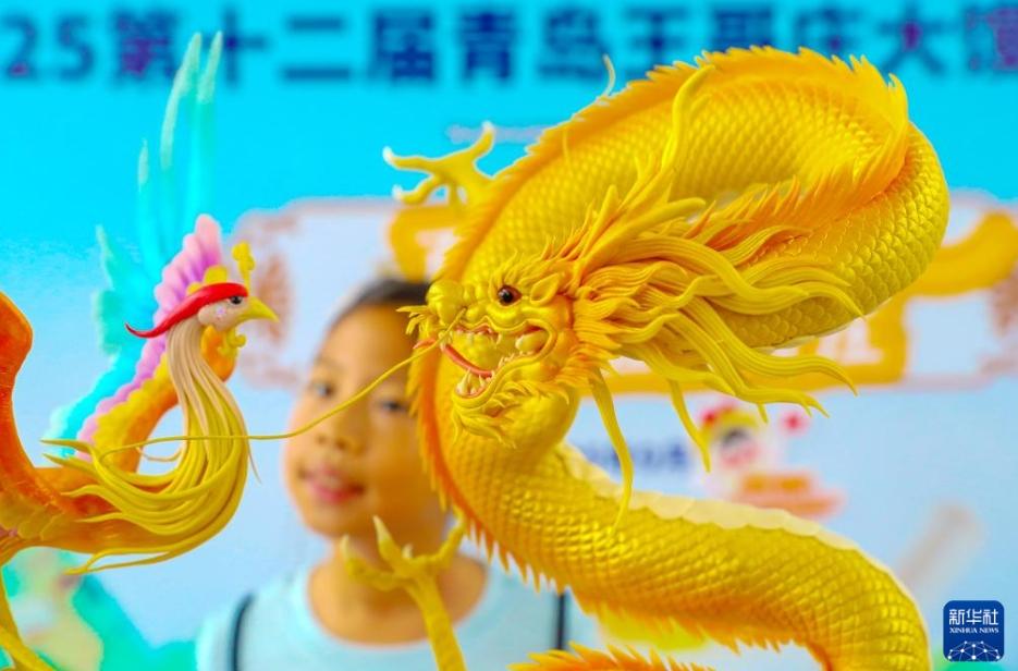 飾り蒸しパンコンテスト開催 山東省青島市