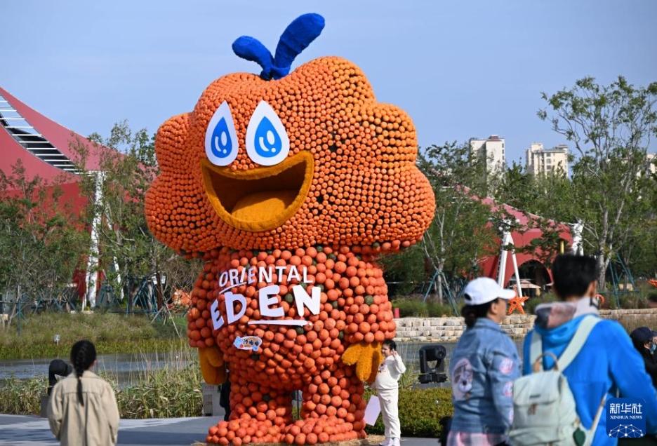 「カボチャアート王国」が観光客に人気に 山東省青島